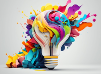 Colorful Lightbulb
